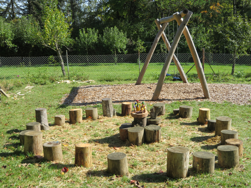 Das Gelände des Waldkindergartens.